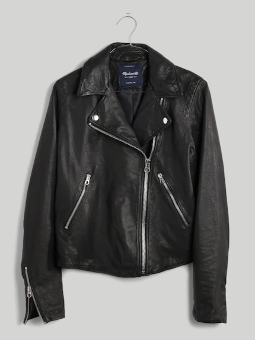 Madewell The Washed Leather Motorcycle Jacket